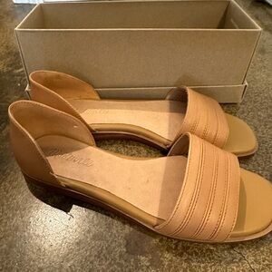 Madewell Leather Flats Size 8